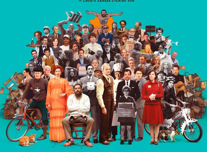 ‘The French Dispatch (La crónica francesa del Liberty, Kansas Evening Sun)’, último filme de Wes Anderson, que se presentó en Cannes.