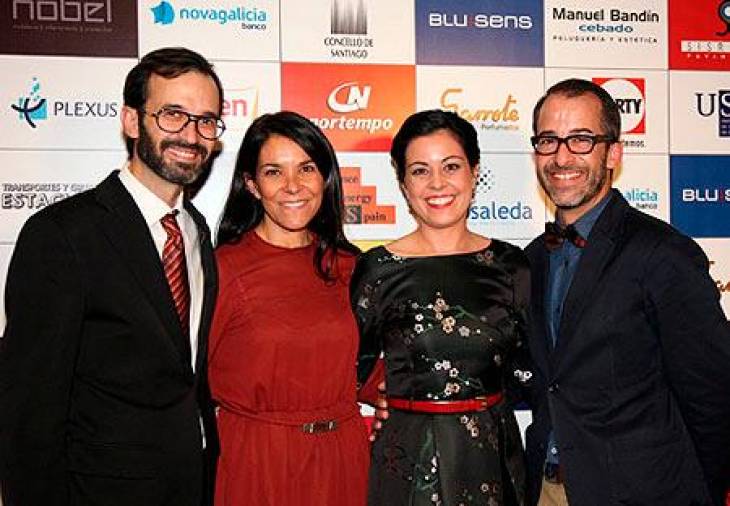 . FOTO: Ramón Escuredo, Fernando Blanco, Antonio Hernández, Kiko Delgado y Puri Sangiao