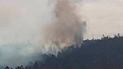 Extinguido un incendio forestal en Calvos de Randín que afectó al Parque Natural Baixa Limia-Serra do Xurés