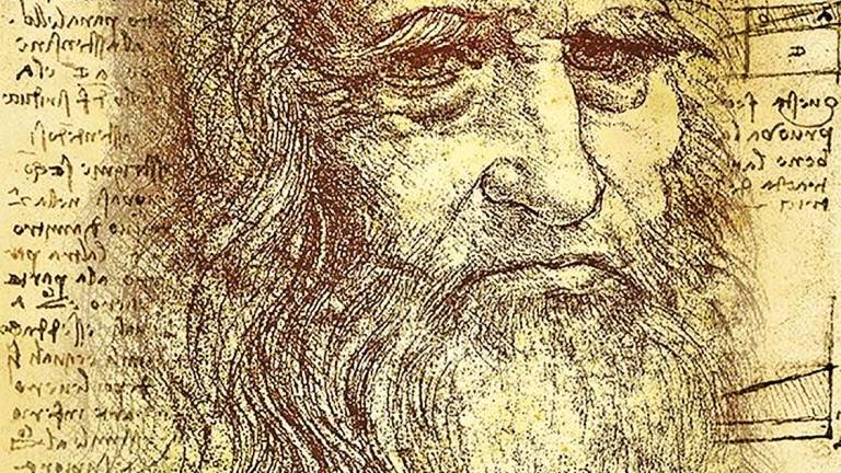 Autorretrato de Leonardo da Vinci.