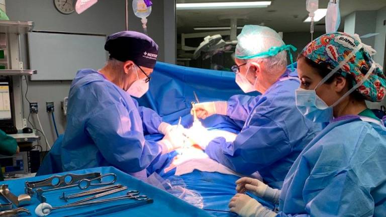 intervención. Operación quirúrgica en el Hospital Vithas, localizado en la ciudad de Vigo. Foto: Vithas 