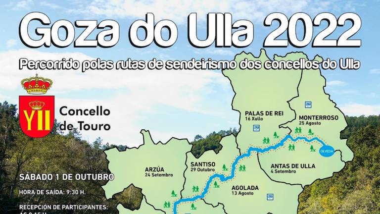 Cartel de Goza do Ulla 2022. Foto: C.T.