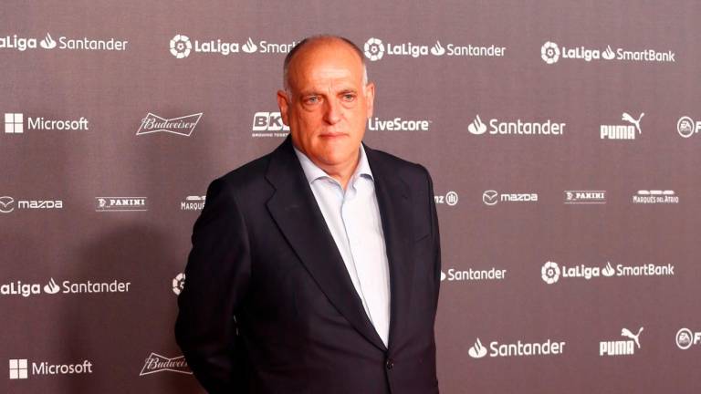 Javier Tebas, presidente de LaLiga. Foto: José Oliva