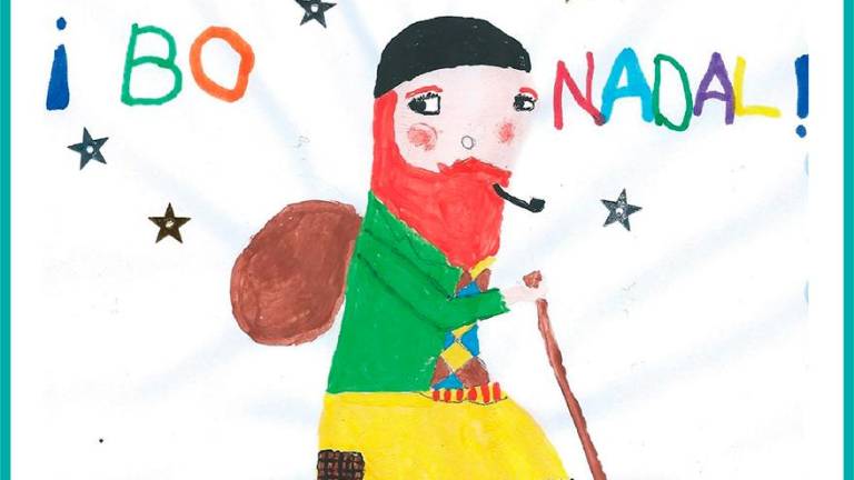 Un niño de Touro gana el concurso de postales del Colegio de Podólogos