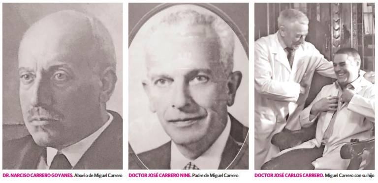 Cuatro generaciones de la Familia Carrero marcadas por la medicina