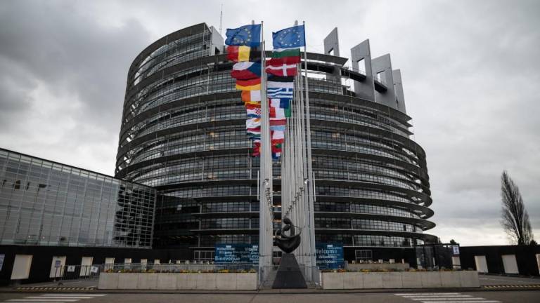 Imagen de archivo de la sede de la Eurocámara en Estrasburgo. EFE