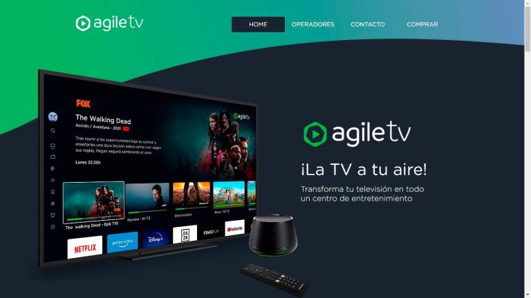 Web de Agile TV, el nuevo dueño de los servicios de televisión de pago de Euskaltel y, por tanto, de R. Foto: Gallego