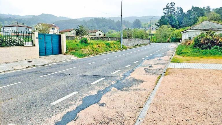 A estrada provincial Cuntis-Cequeril sufrirá unha importante transformación para arranxar o seu deterioro