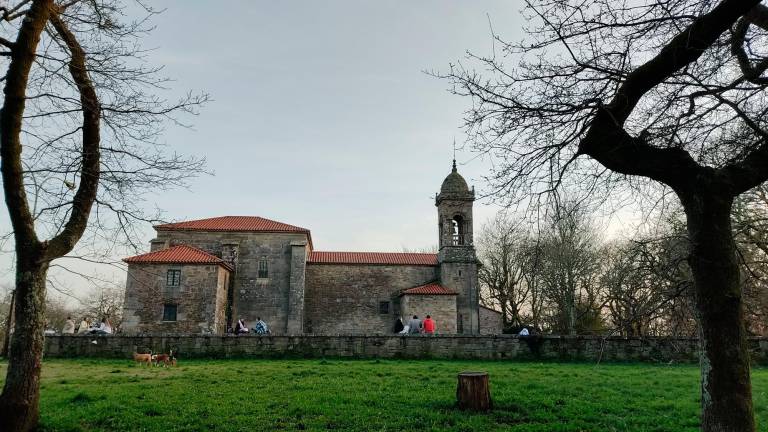 Santa Susana, en Santiago de Compostela, este sábado