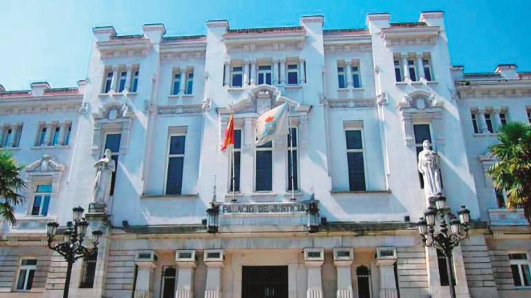 Palacio de Justicia. Fachada de la sede del Tribunal Superior de Xustiza de Galicia, en A Coruña. Foto: Gallego