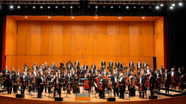La Orquesta Sinfónica de Galicia en una de sus actuaciones. Foto: ECG