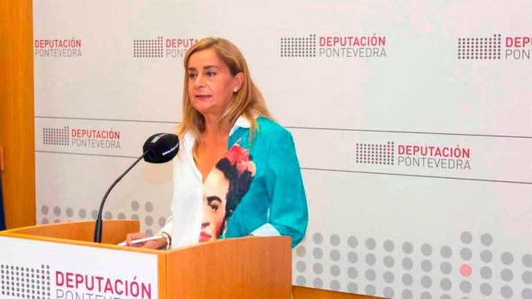 Carmela Silva, presidenta de la Diputación de Pontevedra.