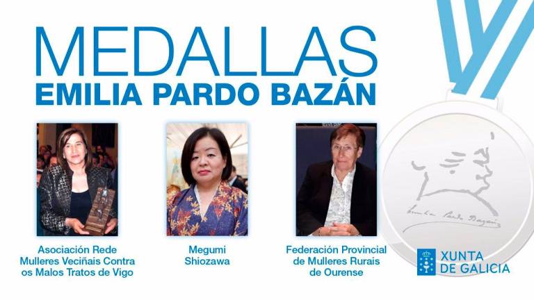 Premiadas con las Medallas Pardo Bazán 2020. Foto: X. G.