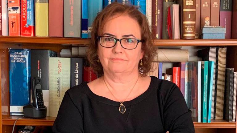 María Dolores Sánchez Palomino dirixiu e participou noutros proxectos lexicográficos de ámbito autonómico, estatal e europeo. Foto: Real Academia Galega