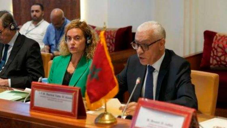 Rachid Talbi Alami, presidente de la Cámara de Representantes de Marruecos. Foto: EP