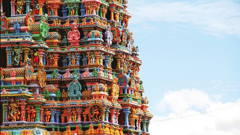 Templo de Meenakshi, ubicado en Madurai, ciudad del estado de Tamil Nad.