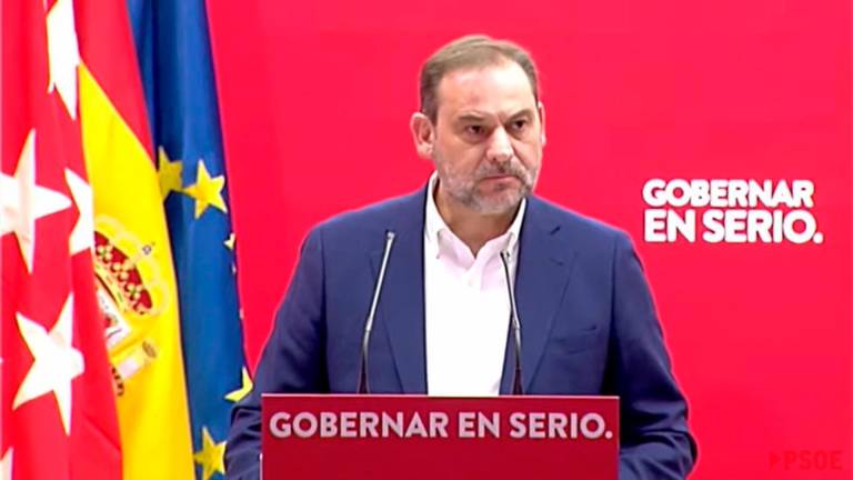 El ministro de Transportes, Movilidad y Agenda Urbana, José Luis Ábalos, en un acto sobre vivienda este domingo. FOTO: PSOE