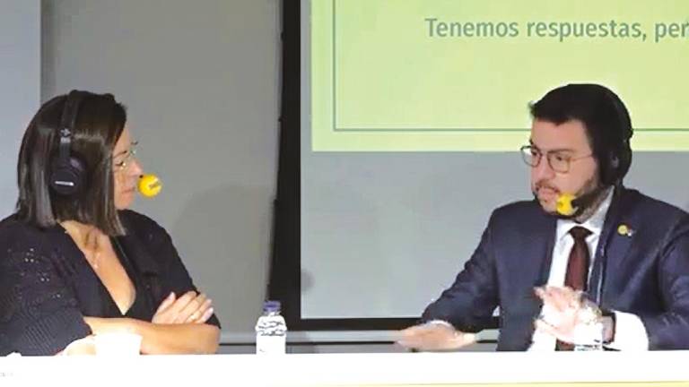 entrevista. Pere Aragonès, este viernes ante los micrófonos de la Cadena Ser . Foto: Captura de pantalla