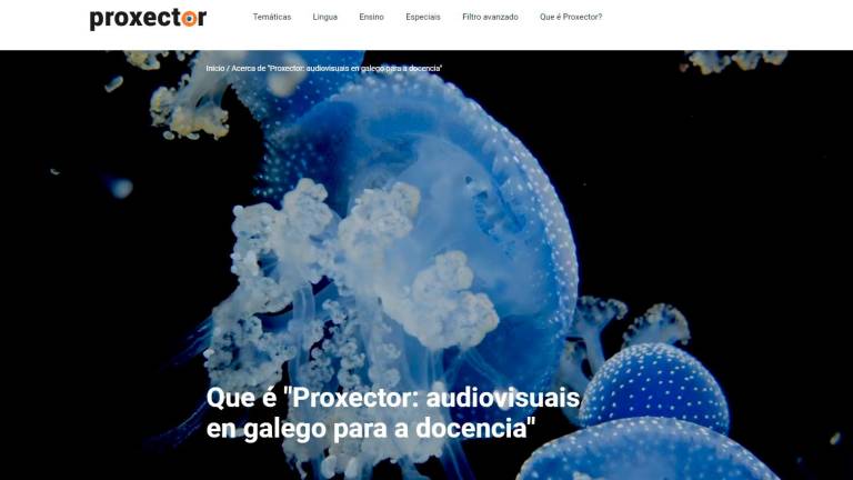 O portal 'Proxector' renóvase e ofrece 600 vídeos didácticos en galego