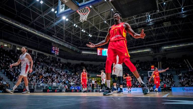 El pívot de la selección española Yankuba Sima. Foto: FIBA