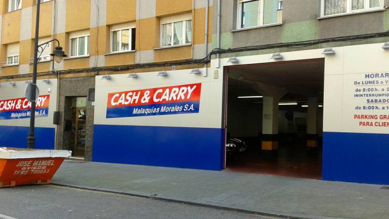 Fachada del ‘cash&carry’ de Malaquías Morales en Gijón, Asturias. Foto: MTEmpresas