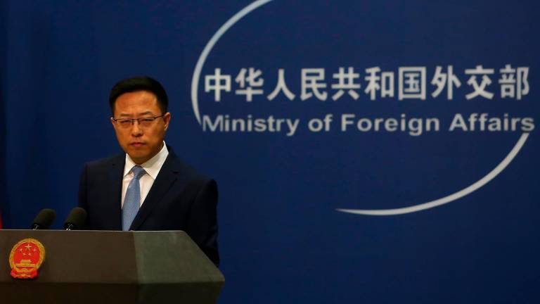 El portavoz del Ministerio de Asuntos Exteriores chino, Zhao Lijian. FOTO: TODD LEE