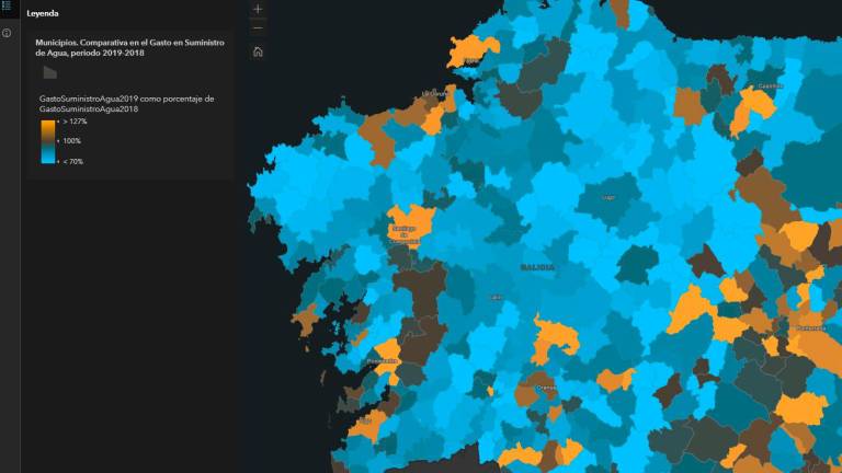 Galicia gasta menos agua embotellada que la media española
