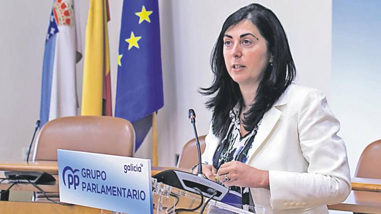 parlamento. Elena Candia presentó este lunes en rueda de prensa una iniciativa encaminada a que la Xunta se dirija al Gobierno central para que priorice el impulso del 5G