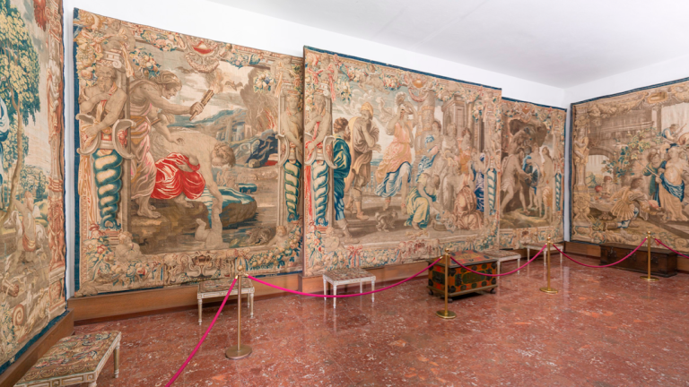 Sala de tapices de Rubens que se atopa na colección do Museo da Catedral e que se poderá visitar hoxe. Foto: ECG