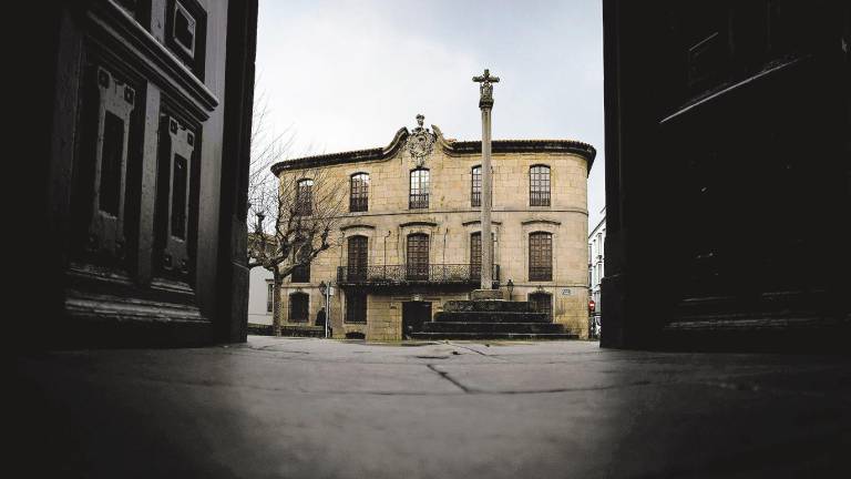 Fachada de la Casa Cornide, situada en A Coruña. Foto: E.P.