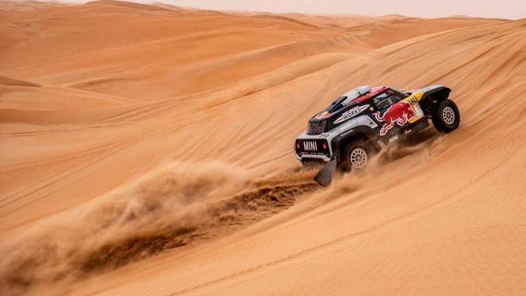 dunas El enorme desierto de Arabia ya acogió el Dakar en su edición de 2020. Foto: S. E. 