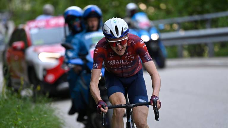 El ciclista irlandés Dan Martin ganó la 17.ª etapa del Giro de Italia 2021. Foto: Giro de Italia