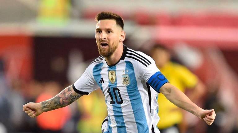 LA ESTRELLA. El delantero argentino Lionel Messi celebra un gol. Foto: Brooks Von Arx/ZUMA Press Wire/d / DPA - Archivo E. Press