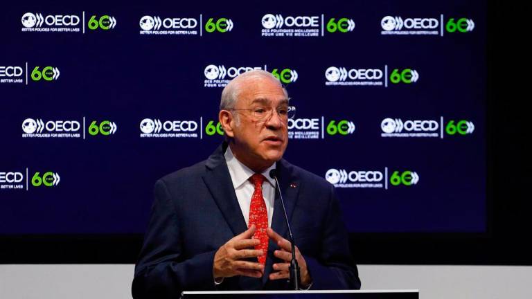El secretario general de la Organización para la Cooperación y el Desarrollo Económicos (OCDE), Ángel Gurría. Foto: Europa Press