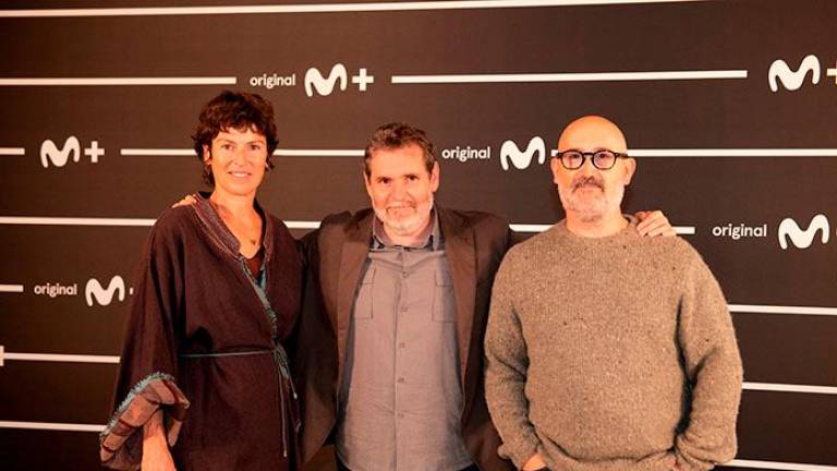 TELEVISIÓN DE PAGO. Mónica López, Jorge Coira y Javier Cámara. Foto: Movistar+