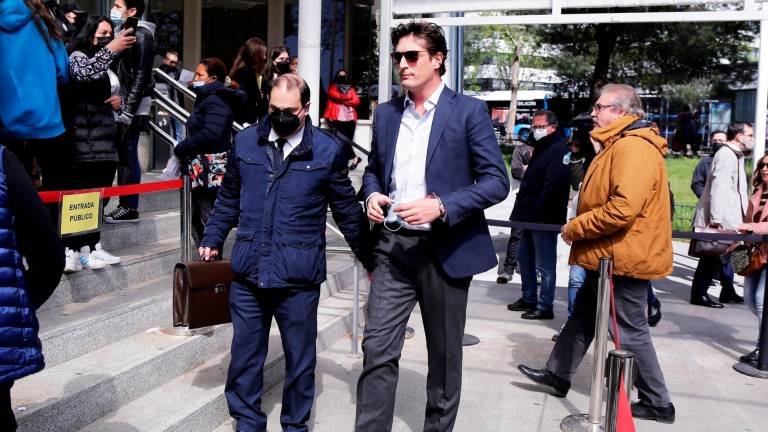 Luis Medina llega a los juzgados de Plaza Castilla para declarar a 24 de Abril de 2022 en Madrid (España) LUIS MEDINA;JUZGADOS;JUICIO; Antonio Gutiérrez / Europa Press 25/04/2022