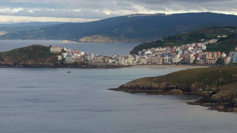Vista de la capital municipal de Malpica de Bergantiños. Foto: Concello de Malpica