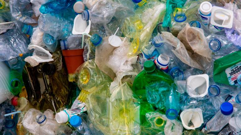 Contenedor repleto de residuos plásticos. Foto: Magda Ehlers/Pexels