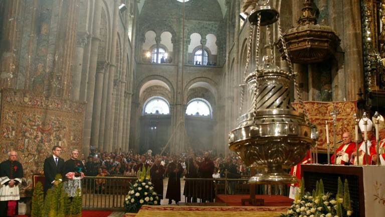 Ceremonia de la Ofrenda del Apóstol en la Catedral. Foto: X. Crespo
