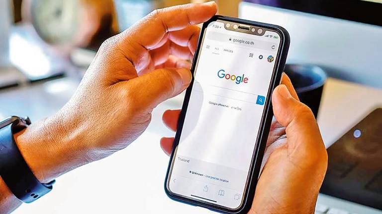 Buscador de Google en un móvil. Foto: ECG
