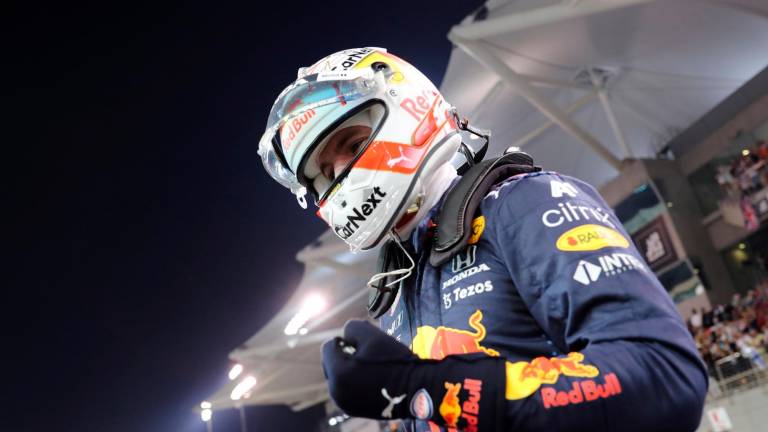 El piloto neerlandés de Fórmula 1 Max Verstappen en el Gran Premio de Abu Dabi. Foto: Pool