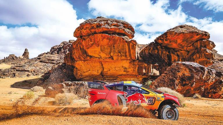 EL FRANCÉS Sébastien Loeb (Prodrive) se llevó la cuarta etapa del Rally Dakar 2023. Foto: AFP7 