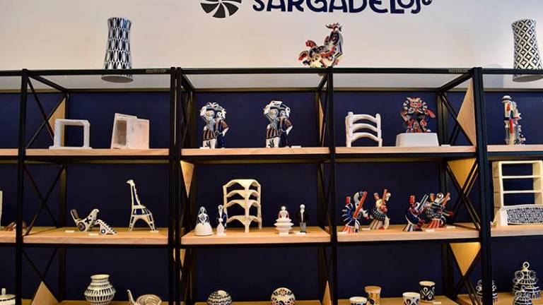 BARRIO DE SALAMANCA. Muestra de piezas de la empresa gallega Sargadelos. Foto: G.