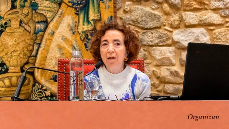 La académica y profesora ‘ad honorem’ de la Universidad de Santiago de Compostela Marilar Aleixandre. Foto: ECG