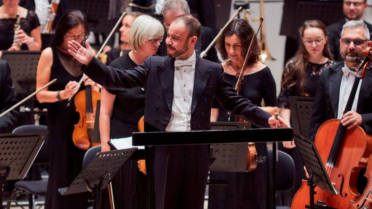 O músico boirense Diego García Rodríguez dirixirá a Real Filharmonía o venres. Foto. D.G.R.