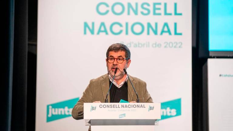 Jordi Sánchez, secretario general de JxCat, ante el Consell Nacional del partido. Foto: E.P.