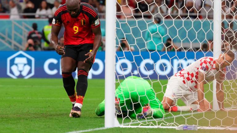 Para olvidar. Lukaku falló hasta cuatro ocasiones muy claras de gol. Foto: Europa Press