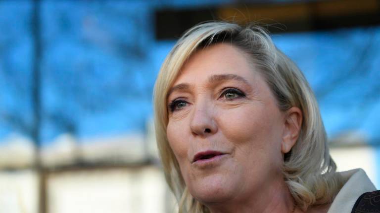 La líder del partido francés Agrupación Nacional, Marine Le Pen. FOTO: Fernando Sánchez