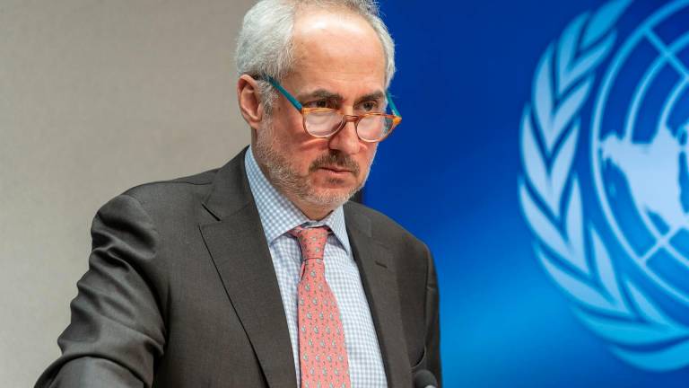 El portavoz de la Secretaría General de la ONU, Stéphane Dujarric. FOTO: LEV RADIN
