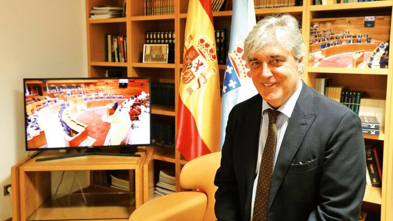 Pedro Puy ocupa a posición de voceiro do Partido Popular no Parlamento de Galicia dende hai xa máis dunha década, dende 2011. Foto: A. Hernández